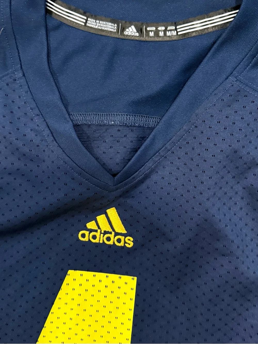 Adidas Men’s Michigan Number 4 Football Jersey